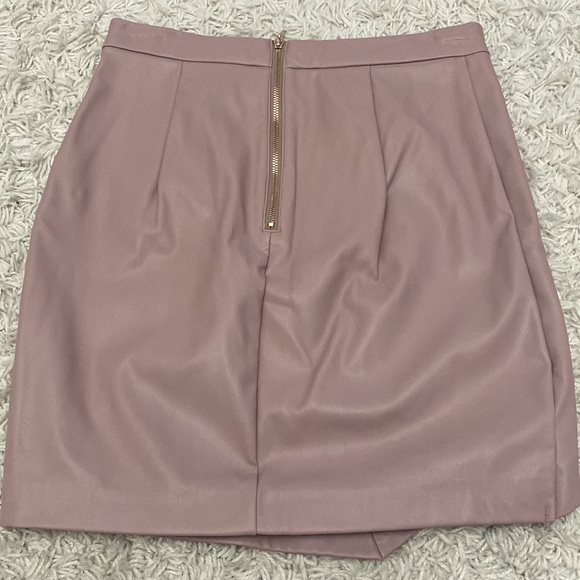 Faux Leather Mini Skirt - Picture 2 of 2
